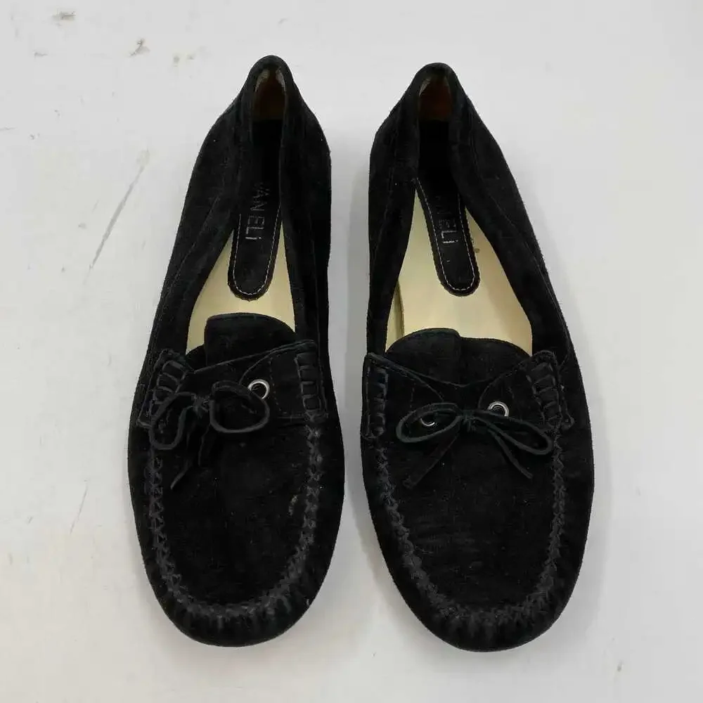 Vaneli Black Suede Loafer | Women’s US 7.5 Regular